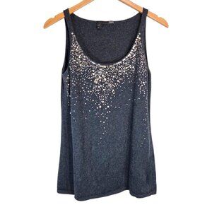 Eileen Fisher Sequin Cami Tank Top
